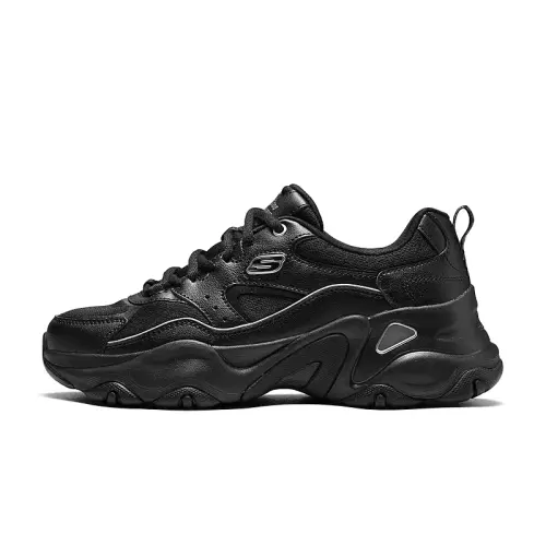 Skechers D'LITES 5.0 Low top Chunky Sneakers Women's Black