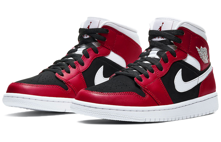 Jordan 1 Mid Gym Red Black Women’s
