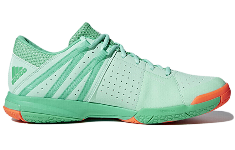 Adidas Wucht P5 Badminton Shoes Men’s Low Top Green/Orange
