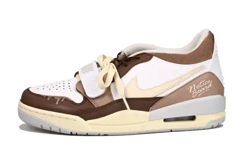 Jordan Legacy 312 Wear resistant And Lightweight Low top Vintage Basketball Shoes Men's Brown