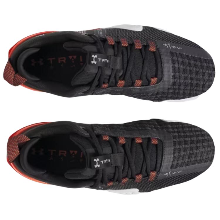 Under Armour TriBase Reign 6 Abrasion Resistant Breathable Support Low top Training Shoes Men’s Black Red