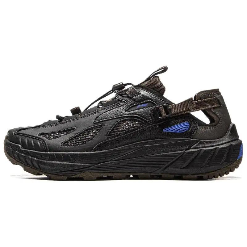 Li Ning Outdoor CF Tracing Breathable, Abrasion Resistant, Anti Collision River Trekking Shoes Men's Black