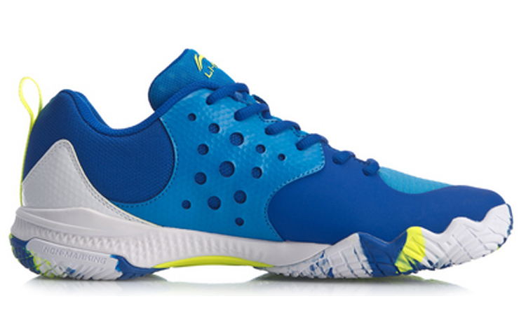 Li Ning Battle Halberd 2 V2 Textile, Synthetic Leather Cushioning Abrasion Resistant Breathable Support Rebound Low top