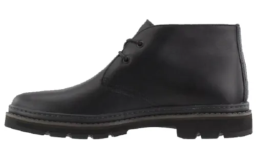 Timberland Casual Leather Shoes Men's Mid Top Black