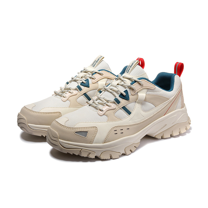 TOREAD Slip Resistant Abrasion Resistant Low top Hiking Shoes Men’s Beige