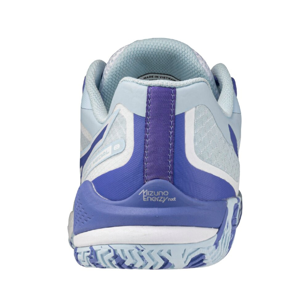 Mizuno Wave Medal Table Tennis Shoes Unisex White Blue