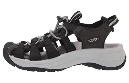 Keen Astoria West Comfortable Slide Strap Slippers Women's Black