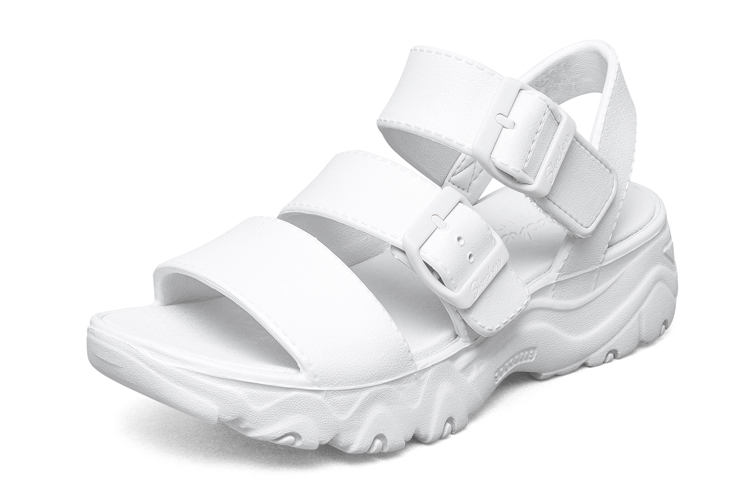 Женские сандалии Skechers D'Lites 2.0 (белый) — фото 3