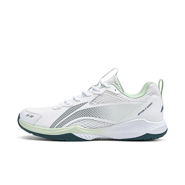 Li Ning Rocket Family, Springy Cloud Textile, Synthetic Leather Professional Low top Badminton Shoes Unisex