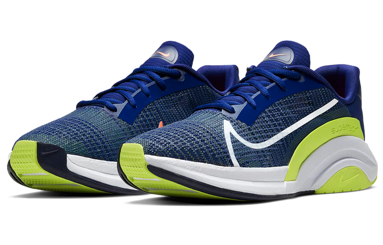 Мужские кроссовки Nike SuperRep Surge (сине-зеленые) — фото 3
