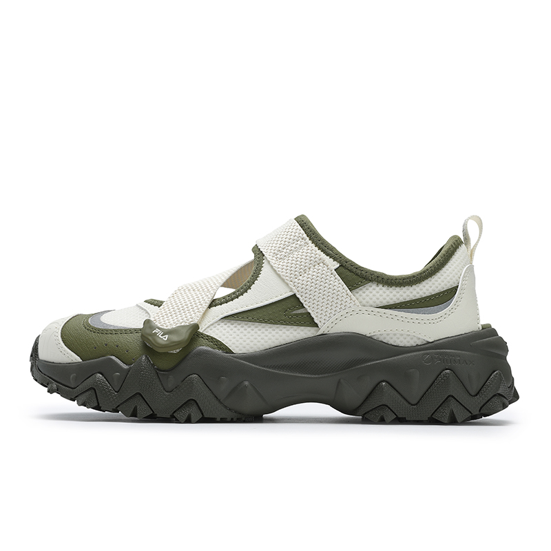 Женские сандалии Fila Oakmont SANDAL (винтажные бело-оливковые)