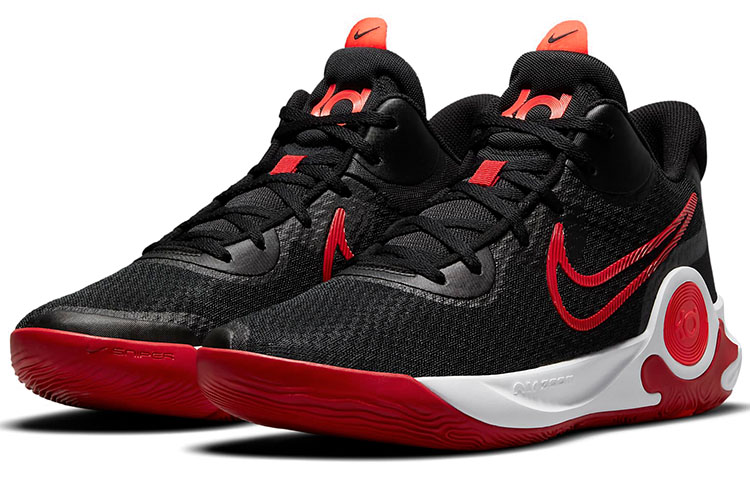 Кроссовки Nike Trey 5 KD IX (черный, красный) — Чёрный / красный — фото 3