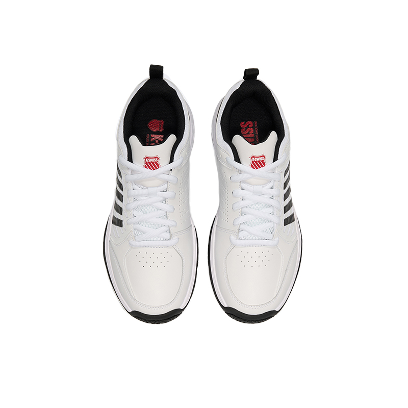 K·SWISS Abrasion Resistant Low top Tennis Shoes Men’s Black White