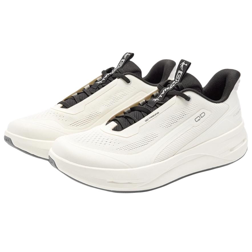 QIAODAN Cushioning Breathable Lightweight Low top Training Shoes Men’s Ivory White Black
