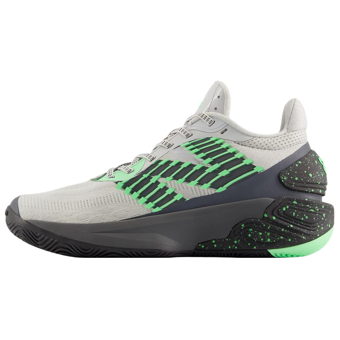 New Balance Two WXY V5 Mesh Low top Basketball Shoes Unisex Gray Green