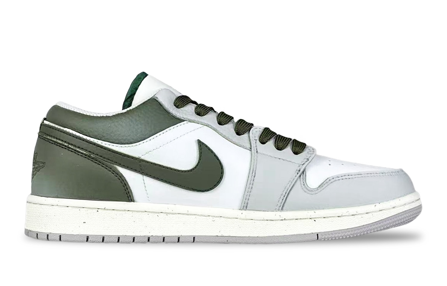 Jordan Air Jordan 1 Maris Sal Bubbles, Ji Mu Abrasion Resistant Abrasion Resistant Low top Vintage Basketball Shoes