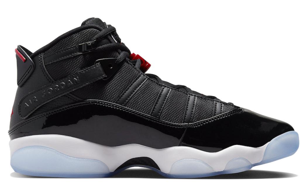 Jordan 6 Rings Black Gym Red