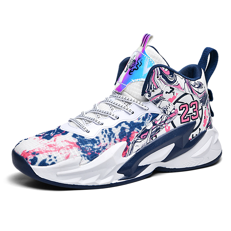 HEIWEILU Trendy Mesh High top Basketball Shoes Unisex