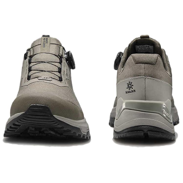 KAILAS Slip Resistant Abrasion Resistant Low top Hiking Shoes Men’s Light Gray Wide