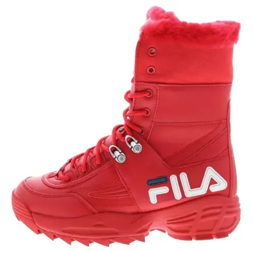 FILA Disruptor Crew Snow Boots Women's Red White