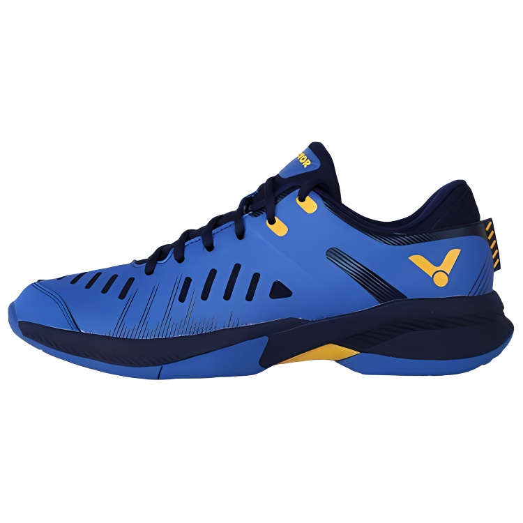 VICTOR Thunderstorm Cushioning Breathable Rebound Low top Badminton Shoes Unisex Dark Lake Blue