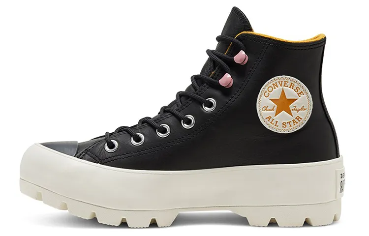 Chuck Taylor All Star Wmns Converse Lugged Winter High Gtx 'Black Saffron Yellow' Women's