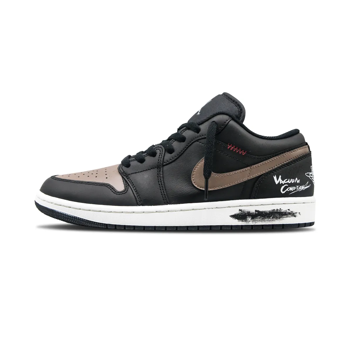 Jordan Air Jordan 1 'Dark Roast' Abrasion Resistant Abrasion Resistant Low top Vintage Basketball Shoes Men's