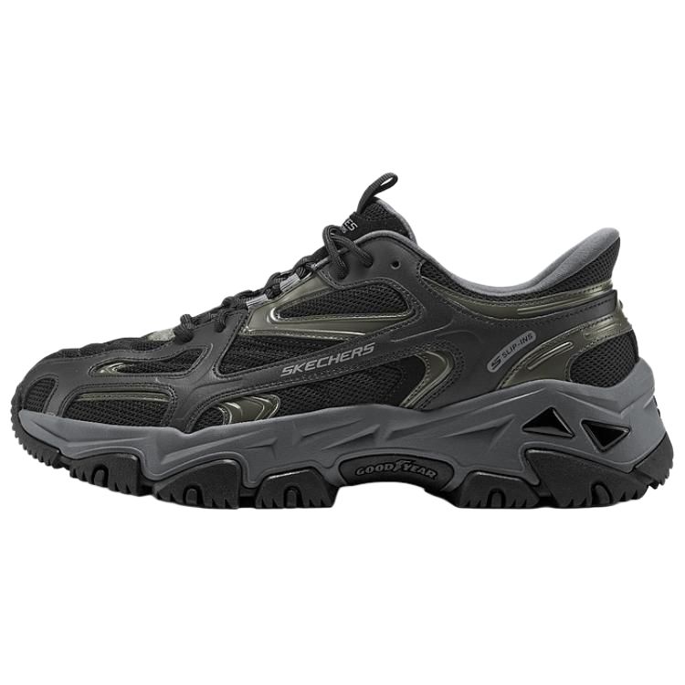Мужские кроссовки Skechers OUTDOOR MENS (черно-серые)
