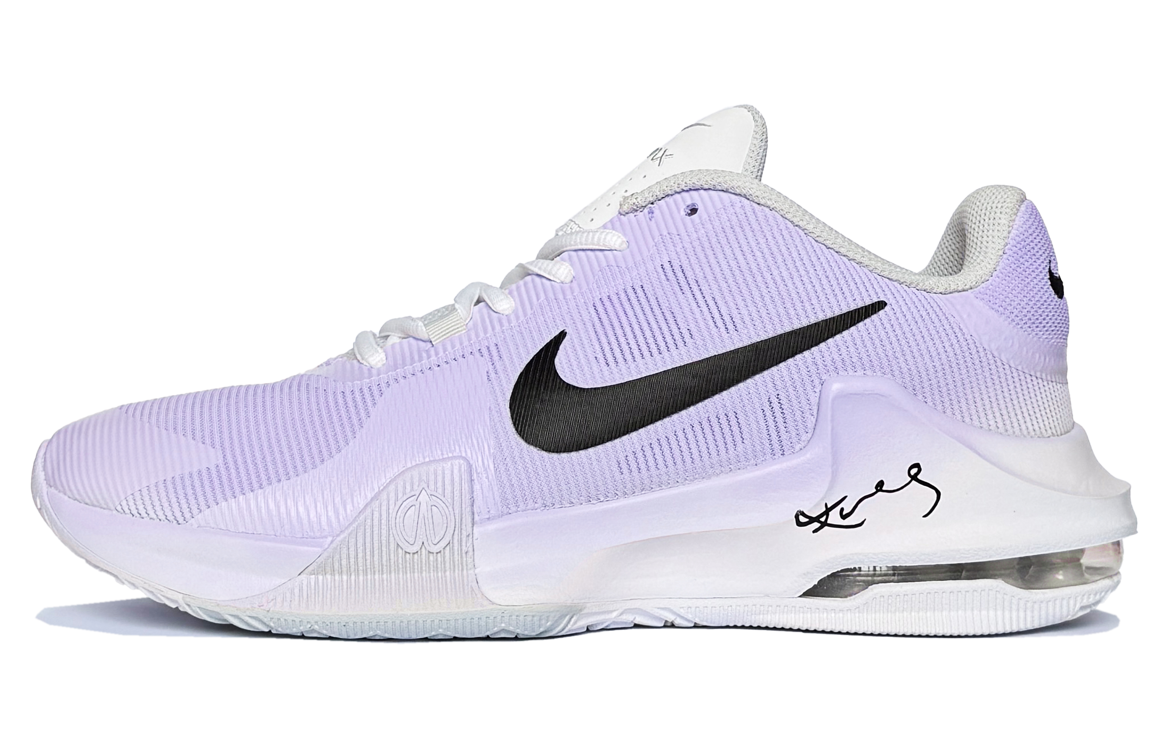 Nike Air Max Impact 4 Lunar Post, Night Island Mist Cushioning Low top Basketball Shoes Men’s Purple White