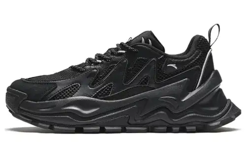Anta Hot Fabric Cushioning Low top Casual Shoes Women's Black