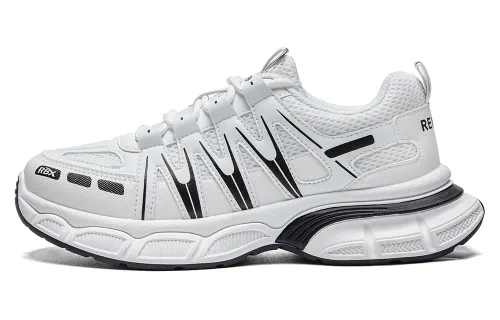 RENBEN Cushioning Slip Resistant Abrasion Resistant Breathable Low top Chunky Sneakers Women's White Asia Pacific
