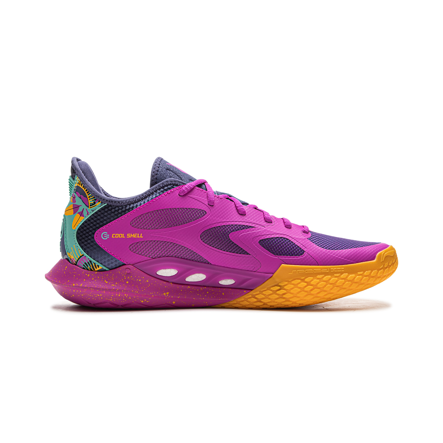 Li Ning Speed 12 Low top Basketball Shoes Men’s Purple