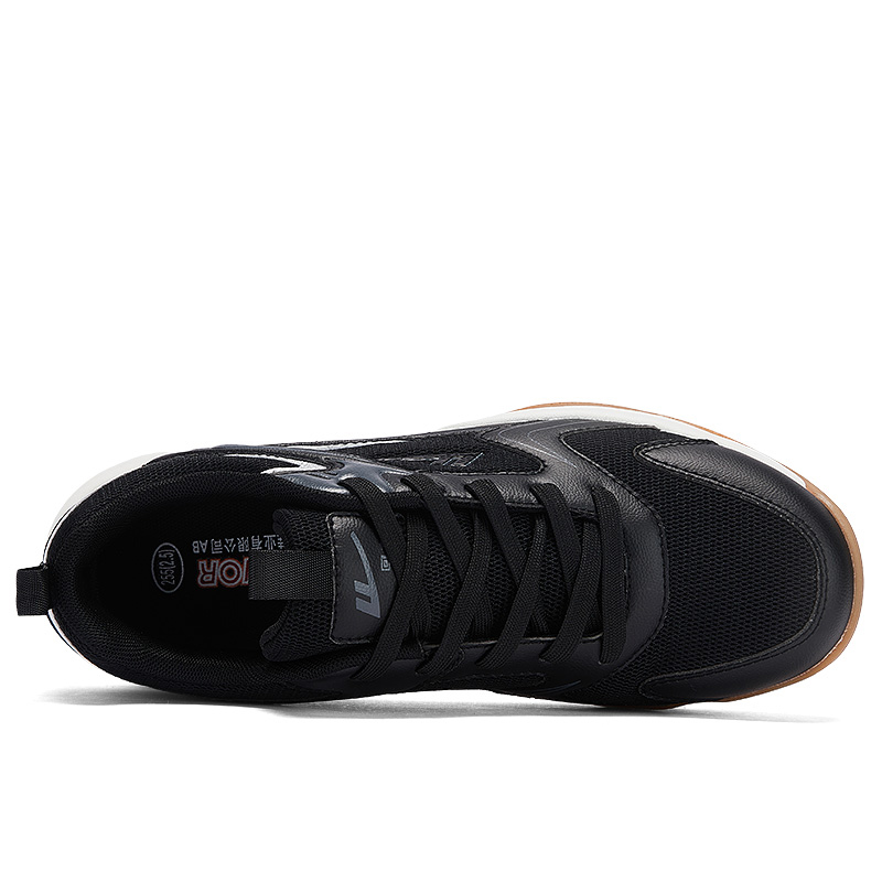 WARRIOR Badminton Shoes Men’s Low Top Black Silver