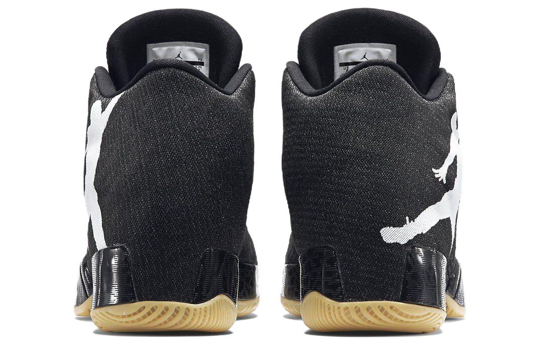 Мужские кроссовки Jordan Air Jordan 29 Quai 54 OG (черно-бело-серый) — Чёрный / белый / тёмно-серый — фото 4