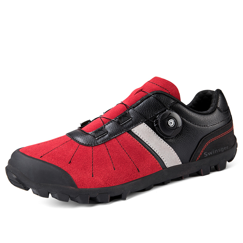 Swinsger Charm Fashion Cow Suede Cushioning Low top Mountaineering Shoes Men’s