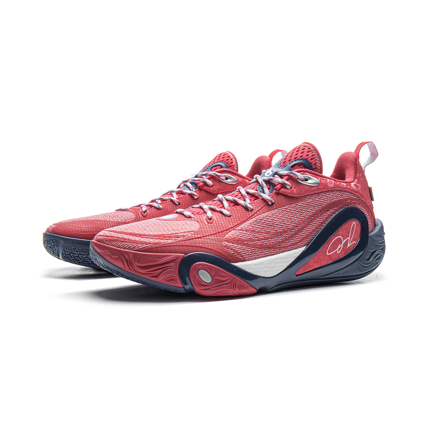 Li Ning DLO1 Low top Basketball Shoes Men’s Deep Berry Red