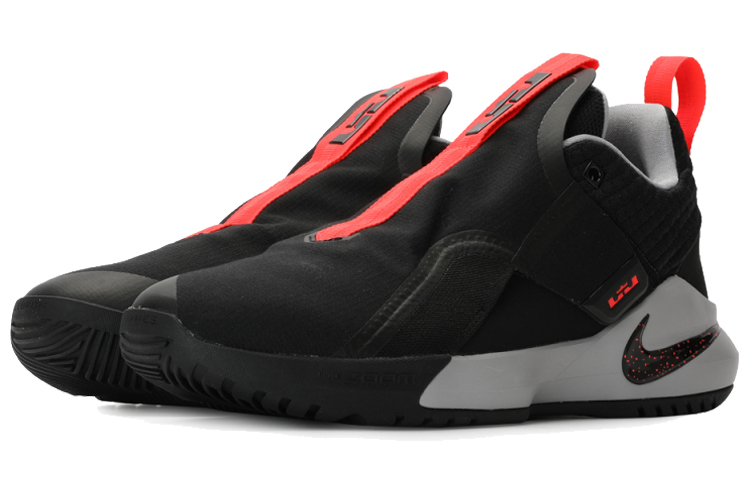 Мужские кроссовки Nike Ambassador 11 (черно-красные) — 黑/深红/狼灰 — фото 3