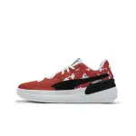 PUMA Clyde Hardwood Team Abrasion Resistant Low top Basketball Shoes Unisex Red