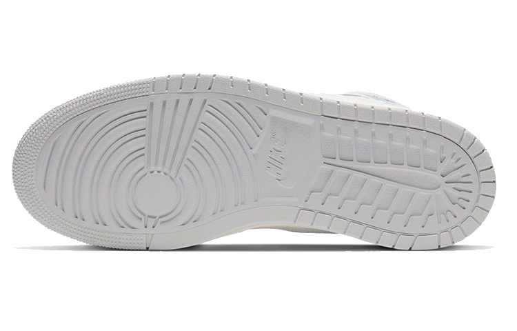 Кроссовки Jordan Air Jordan 1 Zoom Air CMFT London (серо-бело-розовые) — фото 6