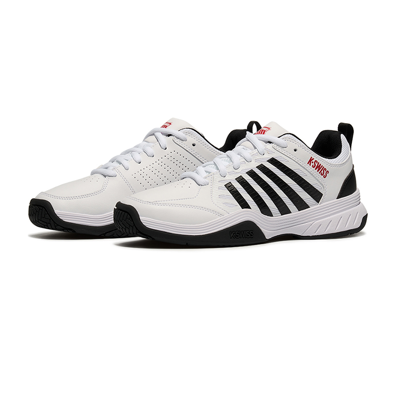 K·SWISS Abrasion Resistant Low top Tennis Shoes Men’s Black White