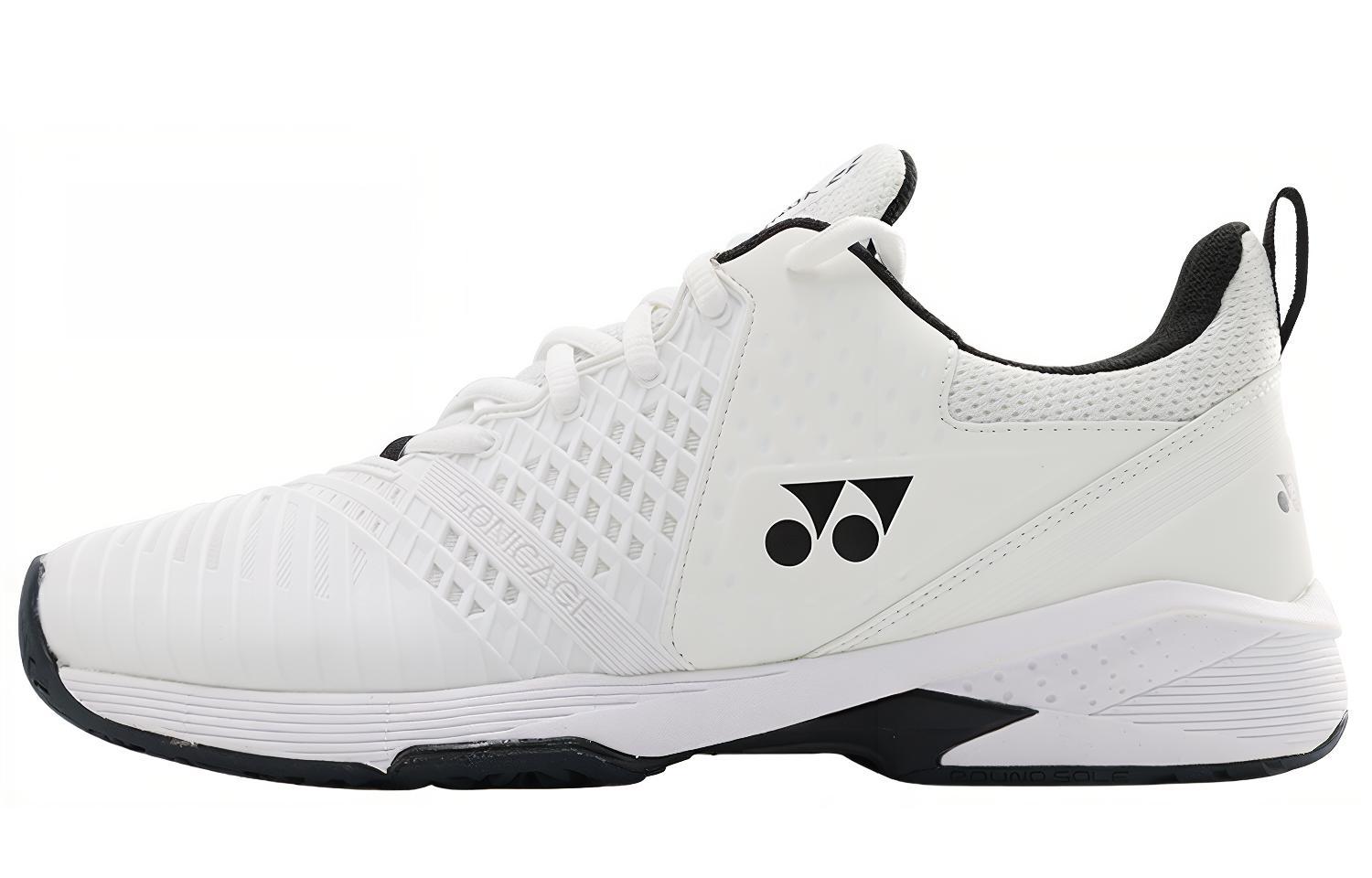 YONEX Textile, Synthetic Leather Support Impact Resistant Low top Tennis Shoes Unisex