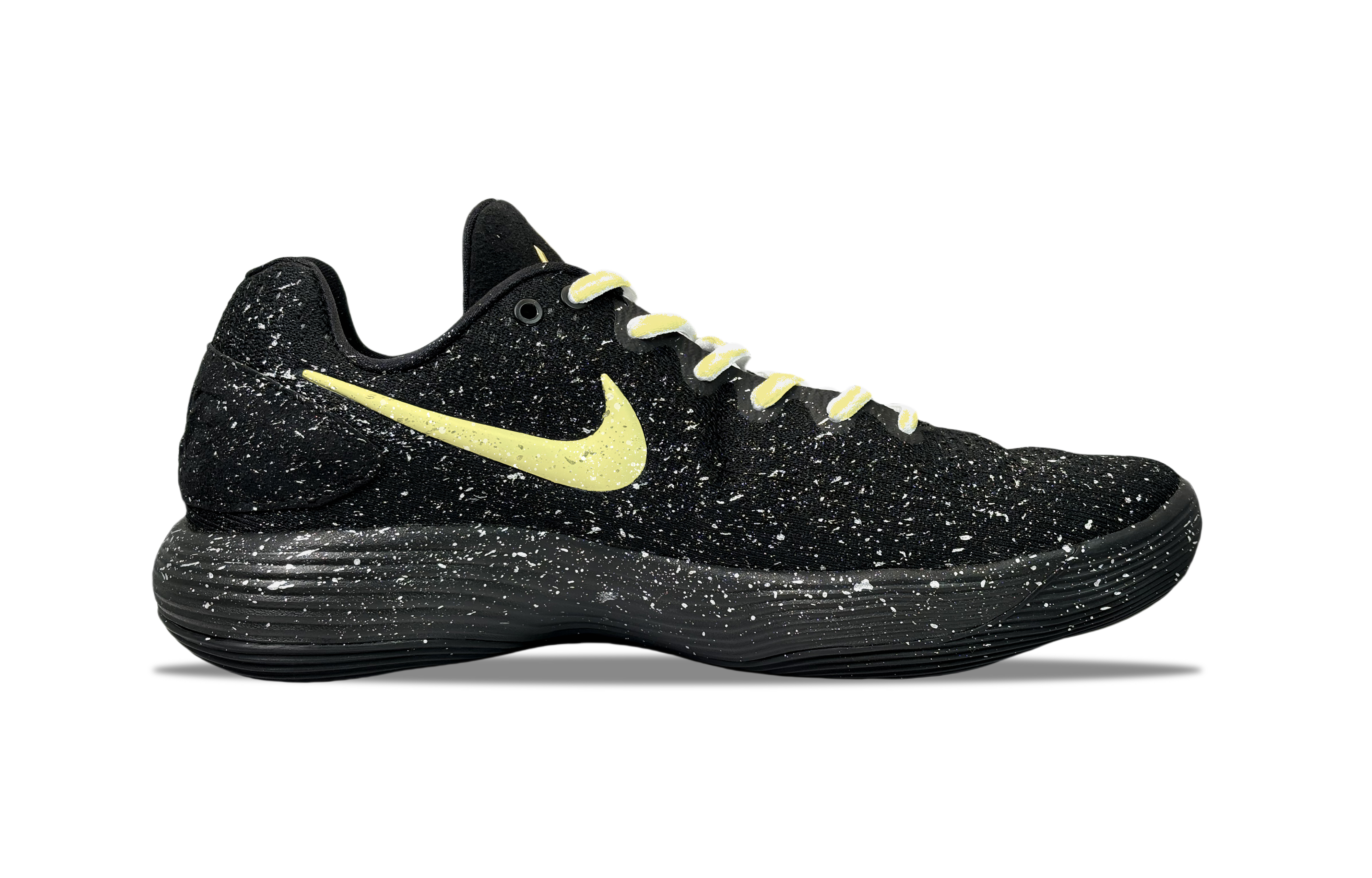 Nike Hyperdunk 2017 YDCC Gilded Baby’s Breath Abrasion Resistant Low top Basketball Shoes Unisex Black Gold