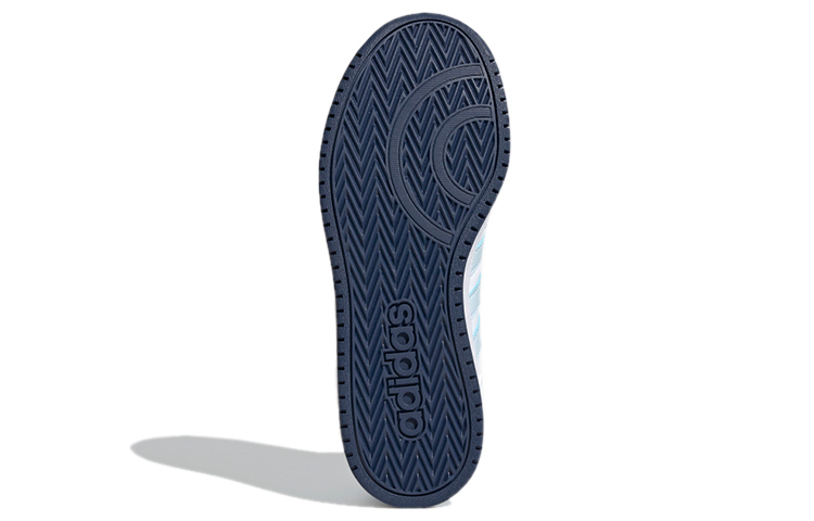 Женские кроссовки adidas neo Hoops 2.0 (бело-синие) — фото 6