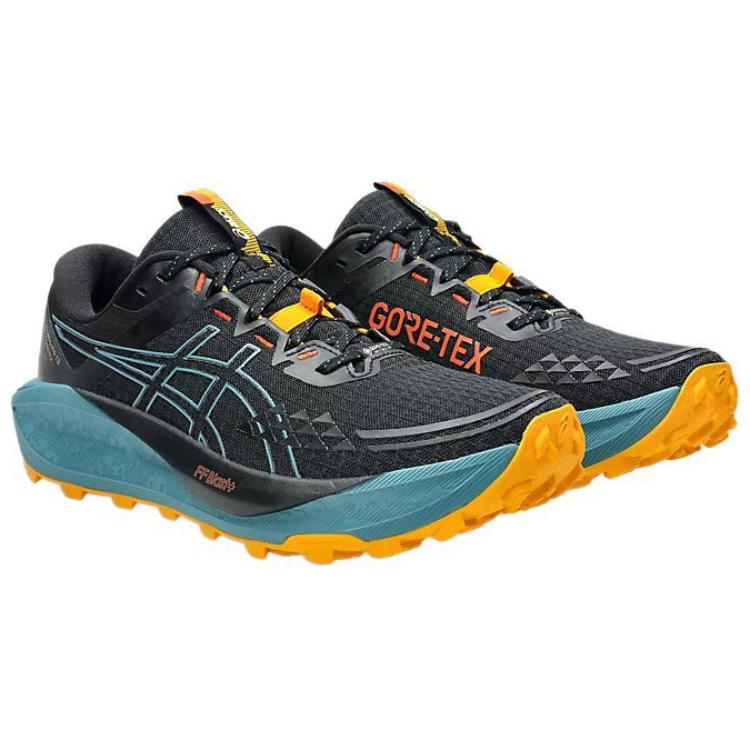 ASICS Gel Trabuco 13 Gore Tex Black Atlantis Blue
