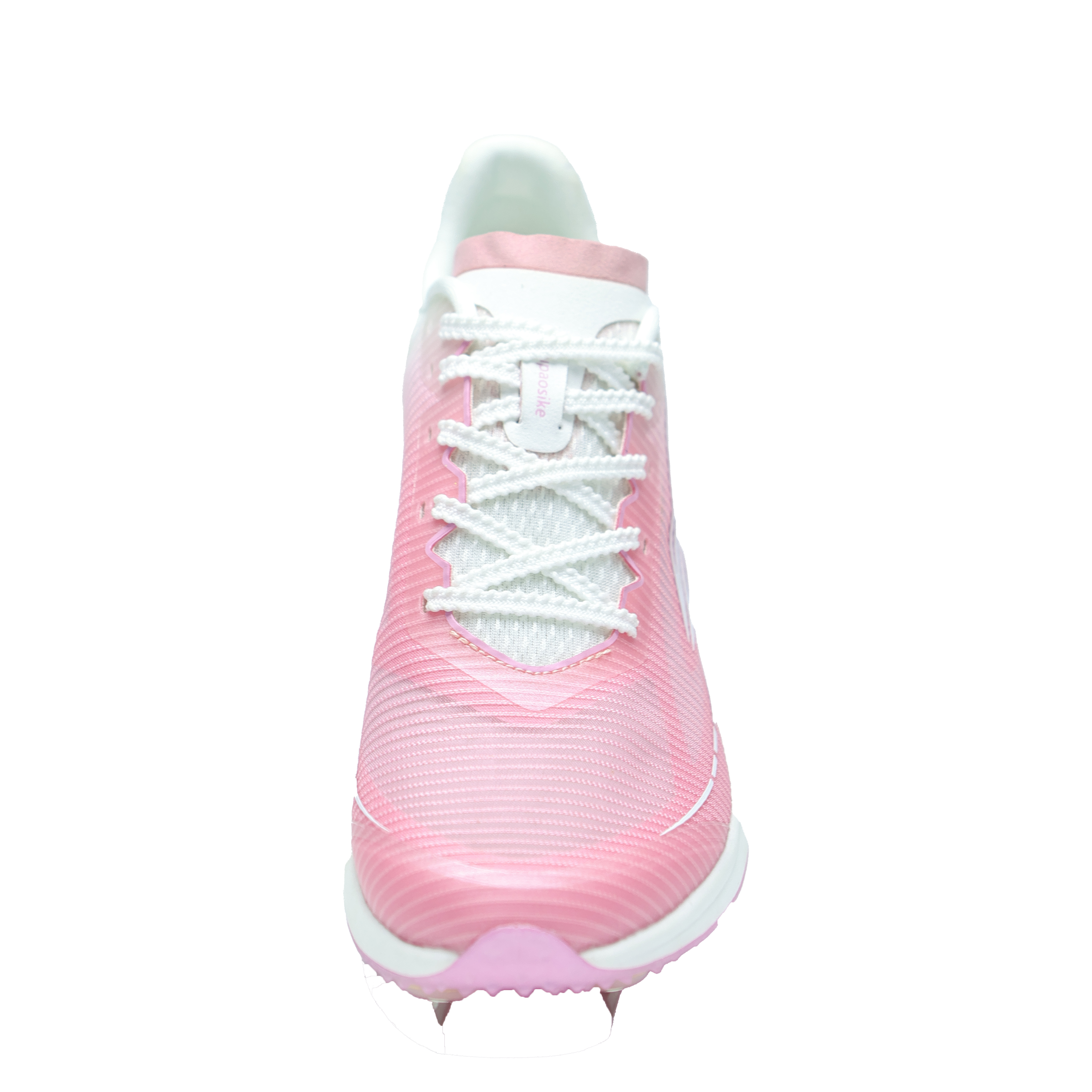SUPAOSIKE Cushioning Support Wear-Resistant Low-Top Body Test Stud Shoes Unisex Pink White