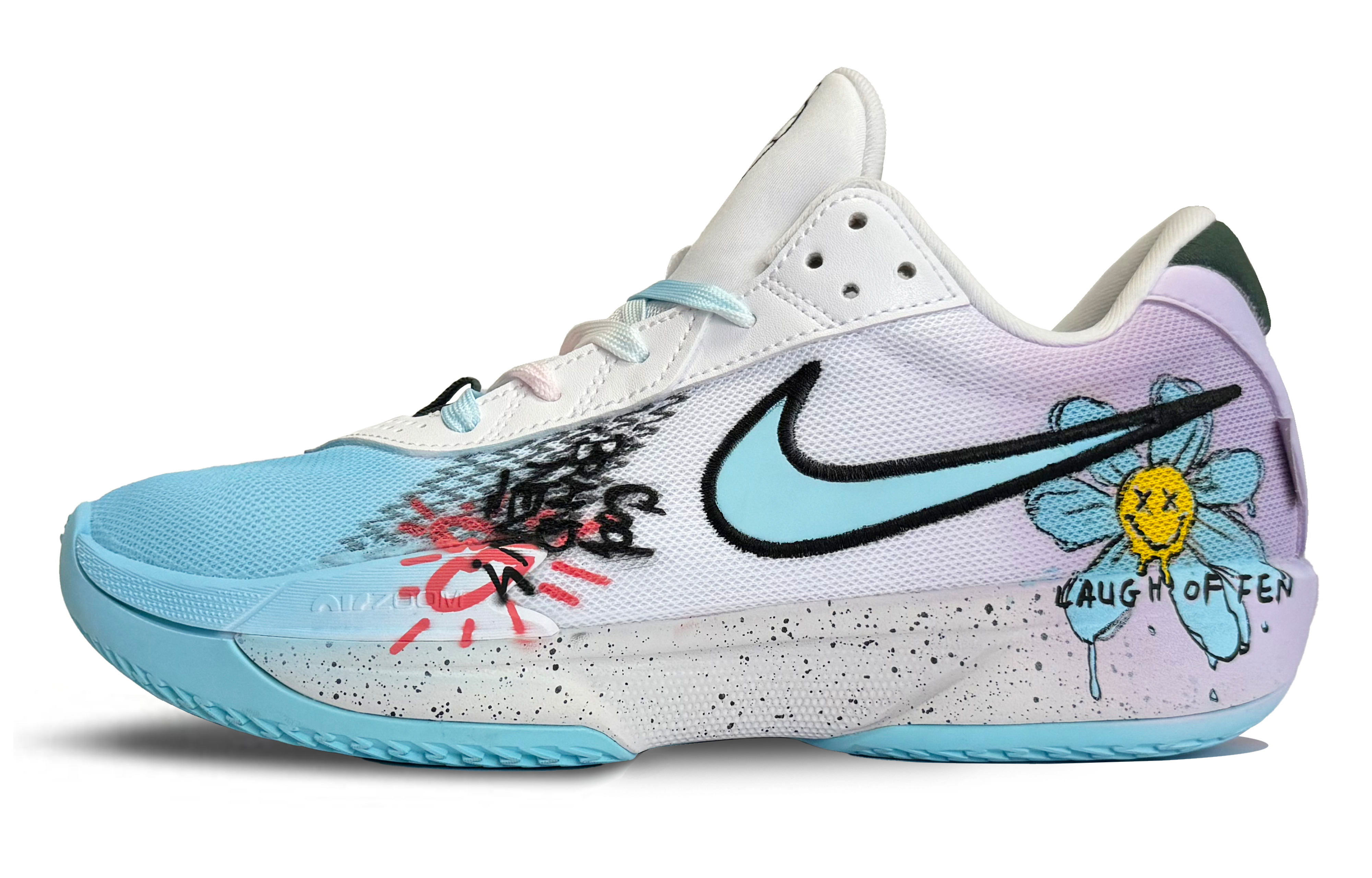 Nike Air Zoom G.T. Cut Academy Basketball Shoes Unisex Low Top Blue/Purple
