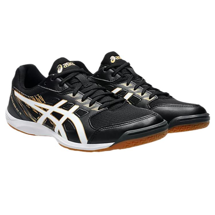 ASICS Attack Hyperbeat 4 Abrasion Resistant Low top Table Tennis Shoes Men’s Black White