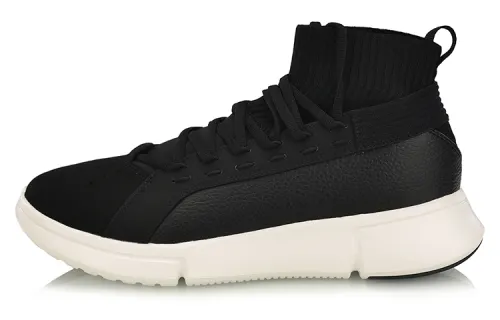 Li Ning Essence 2 Ws Textile, Synthetic Leather Cushioning Slip Resistant Abrasion Resistant Coverage Support High top