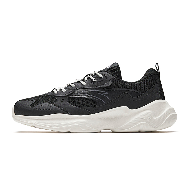 Anta Little Dad Low top Chunky Sneakers Men's White Black
