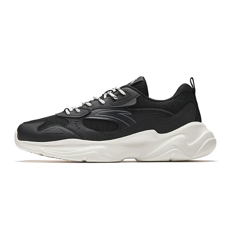 Anta Little Dad Low top Chunky Sneakers Men's White Black